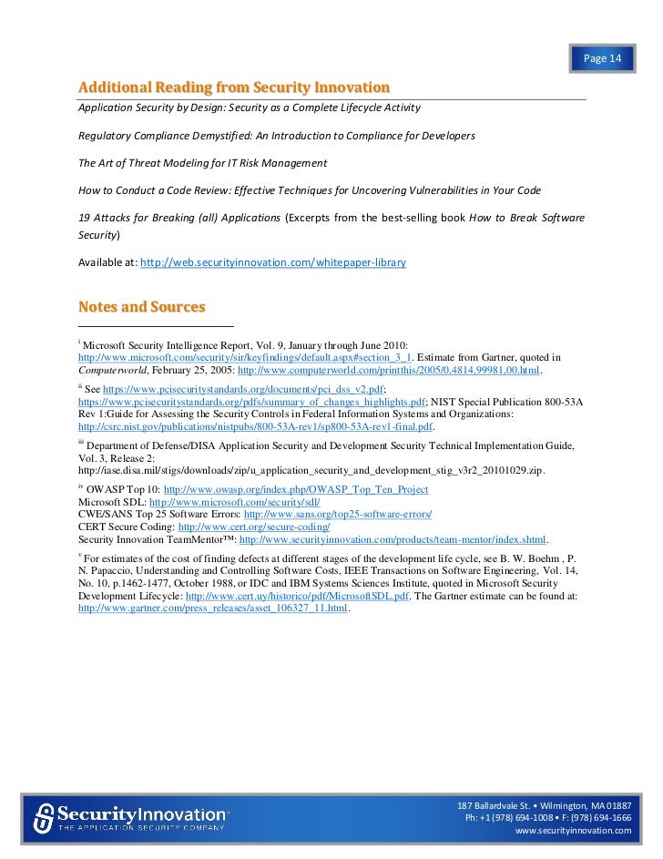 White Paper Aligning Application Security And Compliance