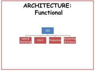 ARCHITECTURE:  Functional 