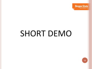 SHORT DEMO
14

 