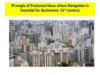 IP Jungle of Protected Ideas where Navigation is
      Essential for Businesses: 21st Century
 