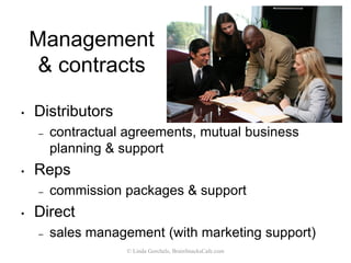 Managing promotional programs
• Think in terms of a CAMPAIGN
rather than piecemeal efforts!
 Keep it simple.
 Coordinate with manufacturer efforts.
 Compare with competitive
programs
© Linda Gorchels, BrainSnacksCafe.com
 