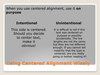 Page Layout Techniques: Alignment | PDF