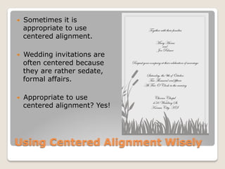Page Layout Techniques: Alignment | PDF
