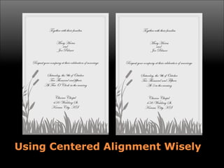 Page Layout Techniques: Alignment | PDF