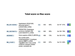 Total score vs Max score
 