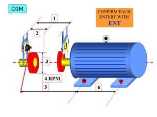 1
2
3
4 RPM
5 6
DIM CONFIRM EACH
ENTERY WITH
ENT
 