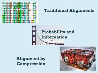 Traditional Alignments



          Probability and
          Information



Alignment by
Compression
 