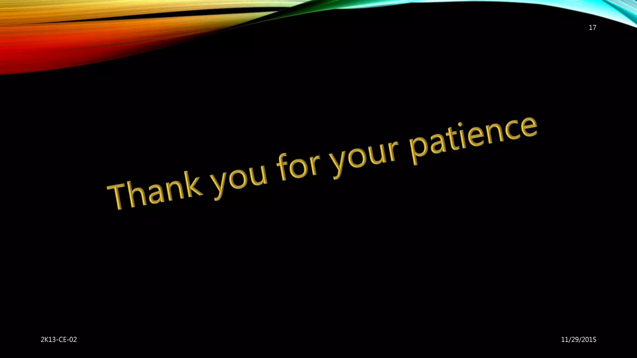 11/29/20152K13-CE-02
17
 