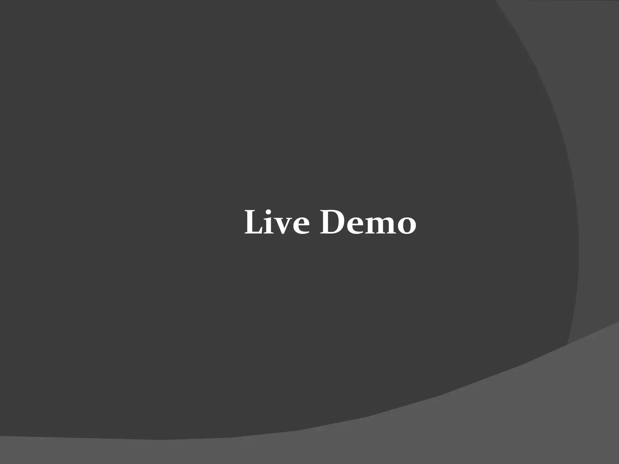 Live Demo 