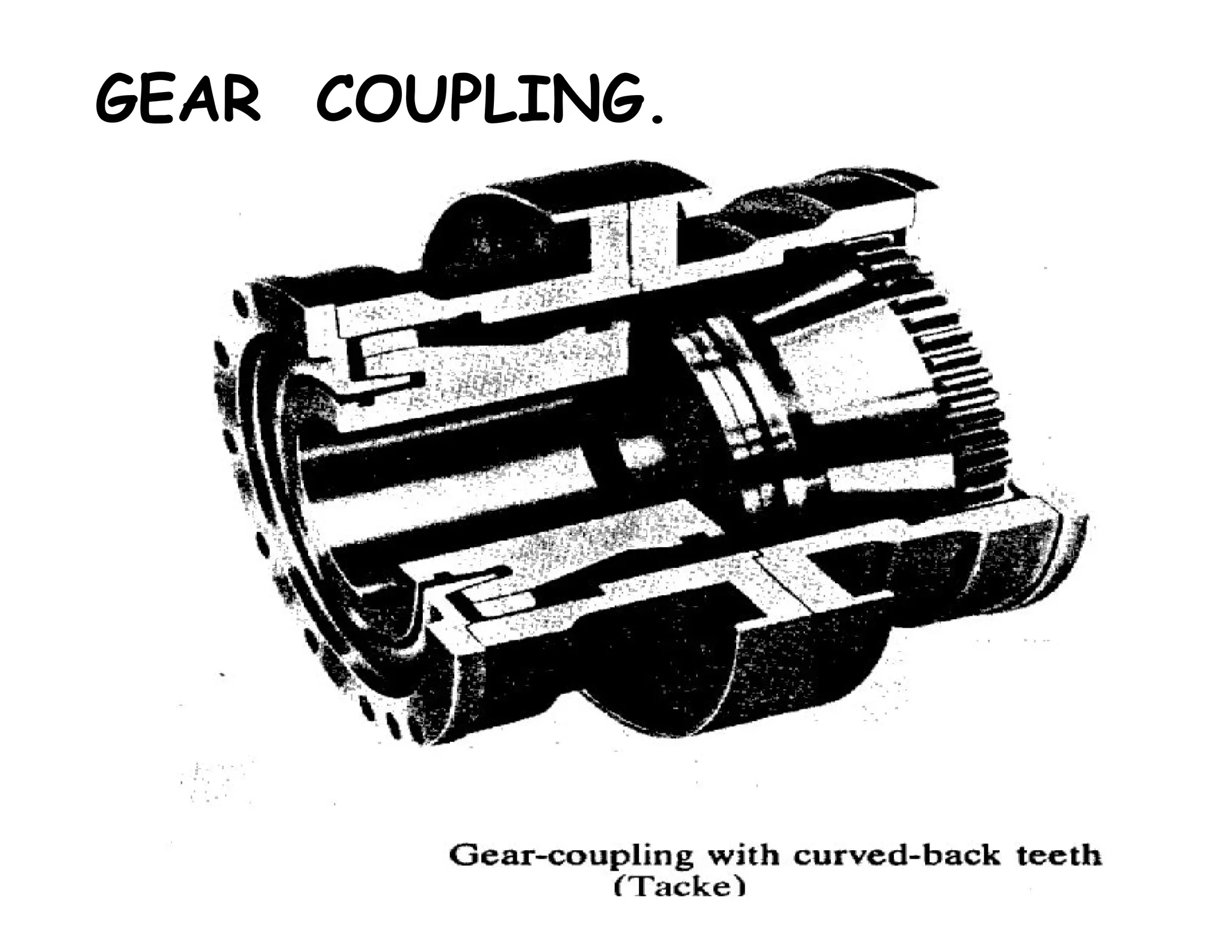 GEAR COUPLING.
 
