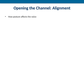 Channel Alignment Improving Voice Quality Through Proper Posture and Alignment Techniques ...