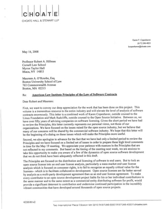 OSI and Linux Foundation Letter