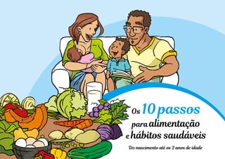 1
para alimentação
e hábitos saudáveis
Do nascimento até os 2 anos de idade
Os 10 passos
 
