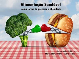 24 de maio de 2019
Margarida Coimbra – Nutricionista
 