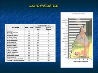 GASTO ENERXÉTICOGASTO ENERXÉTICO
 