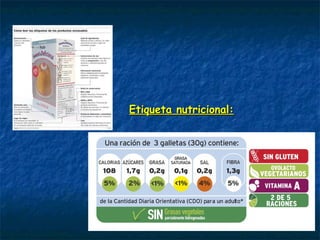 Etiqueta nutricional:Etiqueta nutricional:
 