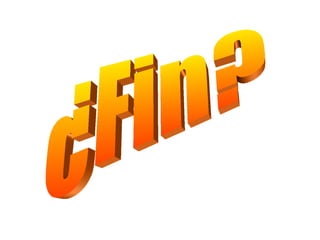 ¿Fin? 