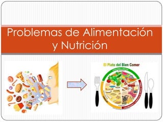 Problemas de Alimentación
       y Nutrición
 