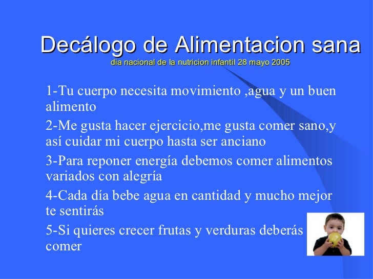 Alimentacion Saludable Alimentacion Saludable