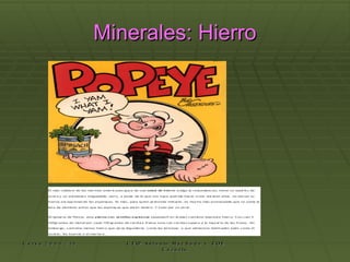 Minerales: Hierro 