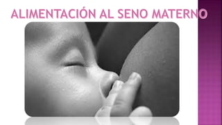 Alimentacion al seno materno