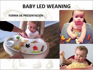 BABY LED WEANING
FORMA DE PRESENTACIÓN:
 