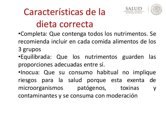 Alimentacion correcta Alimentacion correcta