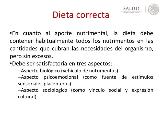 Alimentacion correcta Alimentacion correcta