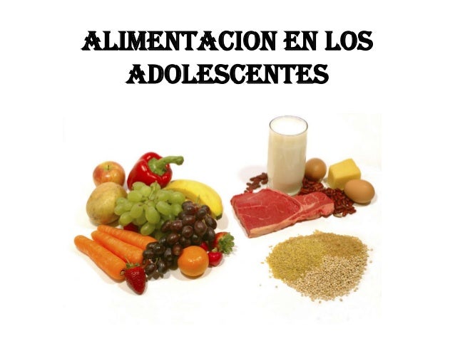 Alimentacion en los adolescentes