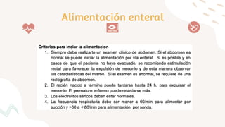 Alimentación enteral
 