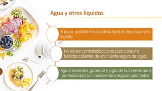Agua y otros líquidos
 