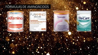 FÓRMULAS DE AMINOÁCIDOS
 