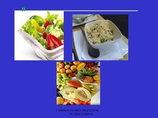 CARMEN GLORIA FRANCO M.
      NUTRICIONISTA
 