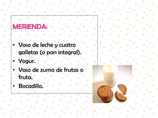 GRUPO VGRUPO VIGRUPO IVSe encuentran las Frutas. Tiene una Función reguladora. Se encuentran los cereales (pan, arroz, pastas, etc.) y azúcares. Tiene una Función energética.Se encuentran las  Verduras y hortalizas. Tiene una Función reguladora. GRUPO VIISe encuentran los Aceites y grasas. Tiene una Función energética