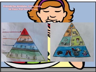 Pirâmide Das Atividades Físicas Diárias -
Ed. Física- Prof. Geisa –4º ano
 