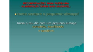 Alimentação saudavel