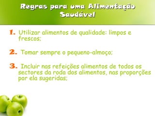 Hoje está provado que certos frutos e vegetais possuem substâncias antioxidantes e fito-químicas que são agentes valiosos na prevenção de doenças como o cancro, doenças cardiovasculares e outras. 