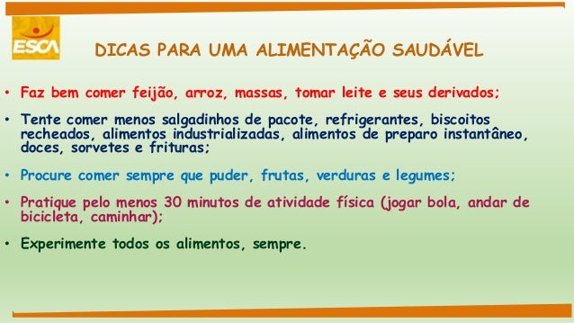 Alimentação Saudável para Crianças - ESCA