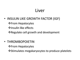 Suppress release of gastrin, CCK, secretin, motilin, VIP, GIP, enteroglucagon
