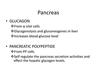 CholecystokininDuodenumSECRETINFrom S cells