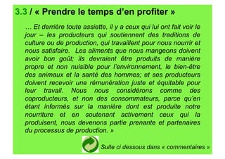 courts circuits : l'Alimentation Responsable (Partie 3)