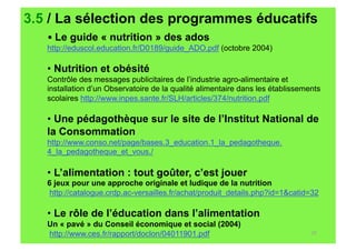 courts circuits : l'Alimentation Responsable (Partie 3)