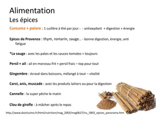 Alimentation
Pour commencer
 