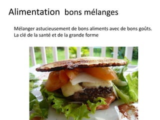 Alimentation
bon
Viandes BIO : dinde, agneau bio,
autruche (avec des légumes)…
http://www.e-sante.fr/quelles-viandes-privilegier-quelle-quantite-
manger-pour-sa-sante/actualite/1567
 