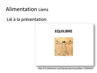 Alimentation
Les tisanes
Froides la journée, chaudes
le matin et le soir, délices
des milles et une nuit
avec citron, cardamone,
réglisse, épices…
http://www.toutpratique.com/4-Sante-beaute/170-Boire-pour-aller-mieux-eau-the-tisanes/5108-Les-vertus-de-la-tisane.php
http://www.toutes-les-tisanes.com/tableau.htm
 