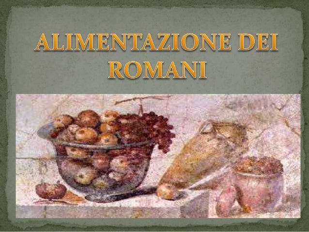 Alimentazione Roma