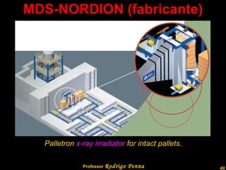MDS-NORDION (fabricante) Palletron  x-ray irradiator  for intact pallets . Professor  Rodrigo Penna  www.fisicanovestibular.com.br   