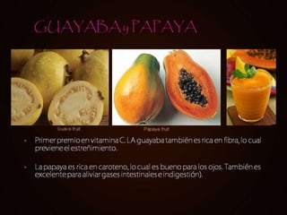 Alimentos naturales y salud.