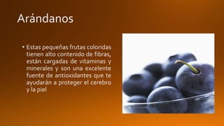 Alimentos para no envejecer