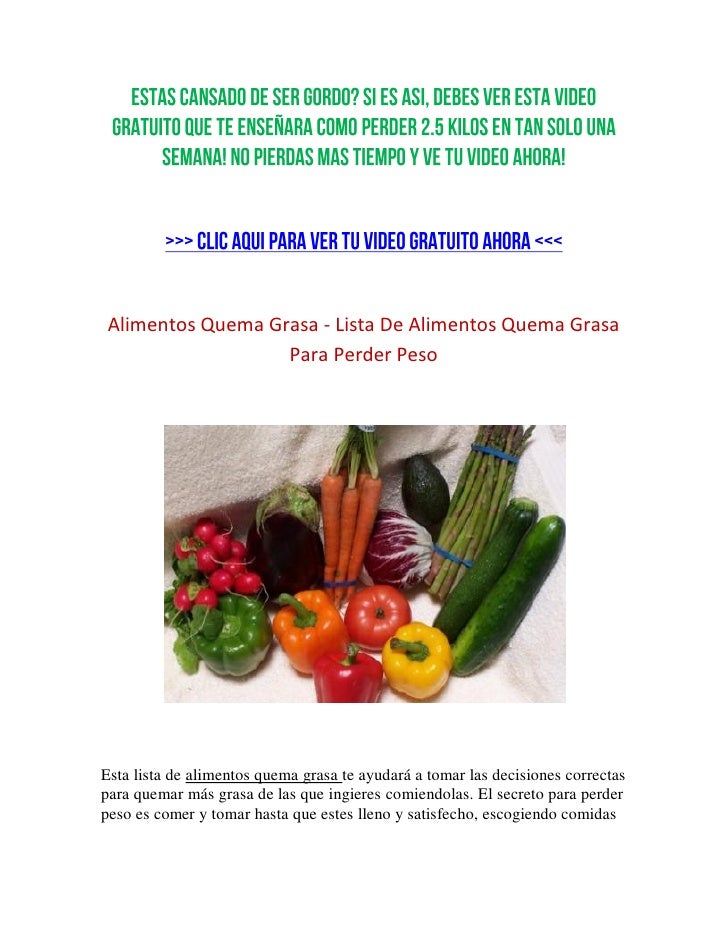 Alimentos Quema Grasa - Alimentos Quema Grasa Para Perder Peso Alimentos Quema Grasa - Alimentos Quema Grasa Para Perder Peso
